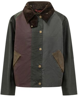 Barbour Patchwork Waxed Jacket - Black