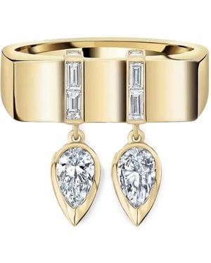 Loraida Vortex Diamond Ring - Metallic
