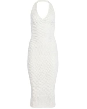 SER.O.YA Mags Crochet Midi Dress - White