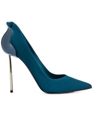 Le Silla Petalo Suede Pumps - Blu