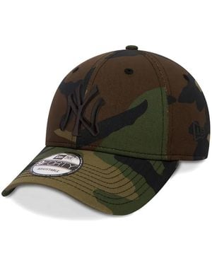 KTZ Camouflage-Print Baseball Cap - Brown