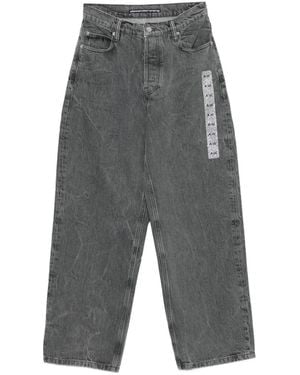 Alexander Wang Crystal-Embellished Jeans - Grey