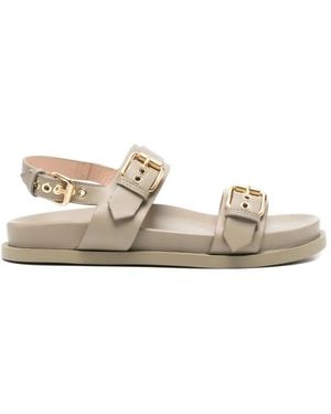 Agl Attilio Giusti Leombruni Buckle Strap Sandals - White
