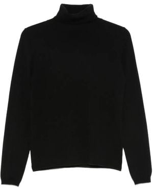 Allude Langärmeliger Pullover - Schwarz