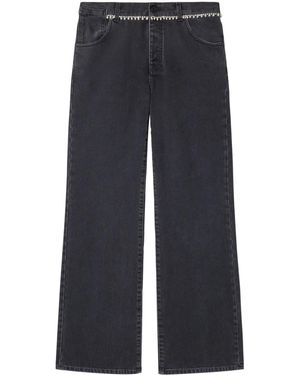 Off-White c/o Virgil Abloh ベルテッド ジーンズ - ブルー