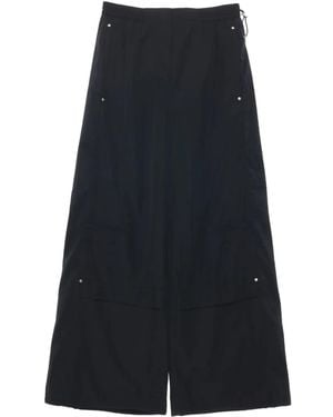 Low Classic Stud-Embellished Pants - Blue