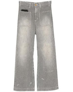 KAMIYA Striped Jeans - Grey