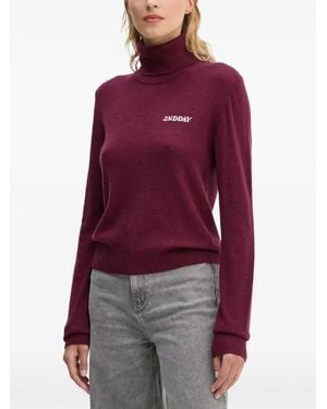 Day Birger et Mikkelsen Roll-Neck Jumper - Purple