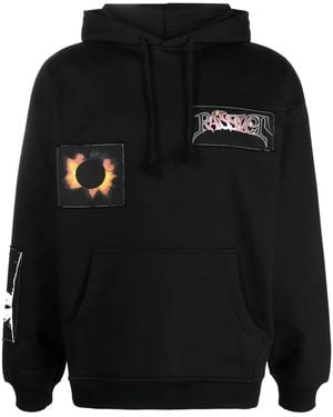 Rassvet (PACCBET) Drawstring Cotton Hoodie - Black