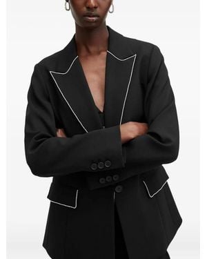 AllSaints Atlas Krys Blazer Mit Kristallbesatz - Schwarz