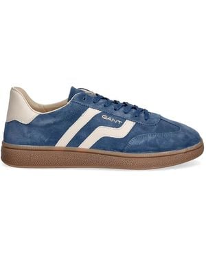 GANT Cuzmo Suede Trainers - Blue