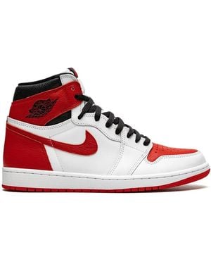 Nike Air 1 Retro High "Heritage" Trainers - Red