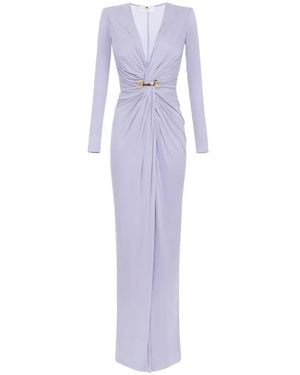 Elisabetta Franchi Carpet Dress - Purple