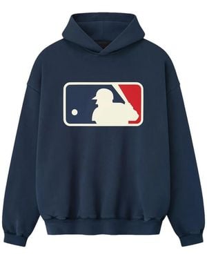 Fear Of God X Mlb Cotton Hoodie - Blue