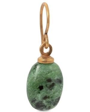 Dries Van Noten Orecchino Con Pendente - Verde