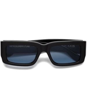 Retrosuperfuture Occhiali Da Sole Squadrati - Blu