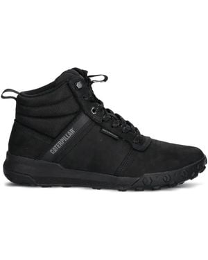 Caterpillar Botas Impermeables Con Cordones - Negro
