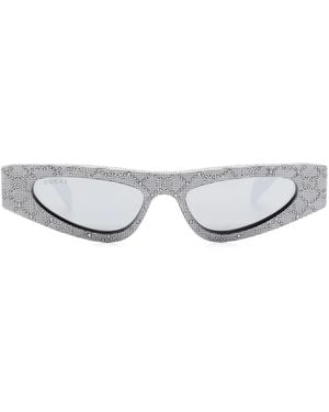 Gucci Cat Eye-Frame Sunglasses - White