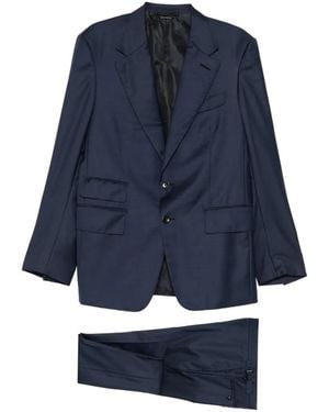 Tom Ford Traje Shelton Grisaille - Azul