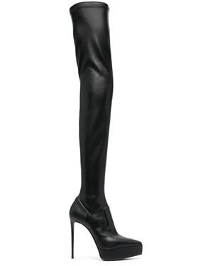 Le Silla Uma 125Mm Thigh-High Boots - Black