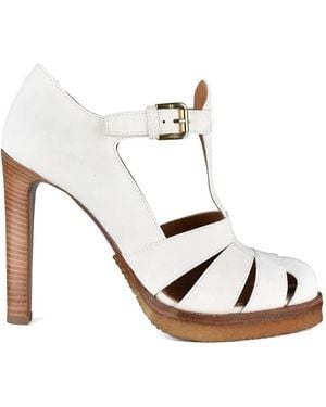 Ralph Lauren Kayda T-Strap Sandals - White