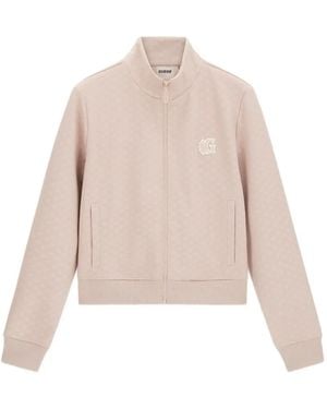 Guess Full-Zip Sweatshirt - Natural