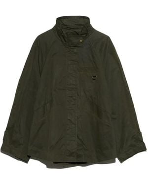 Bimba Y Lola Khaki Coated A-Line Trench Jacket - Green