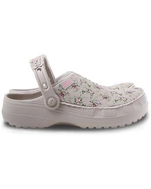 Crocs™ Crafted Ditsy Floral Mules - White