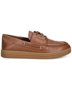 Michael Kors Aiden Boat Shoes - Brown