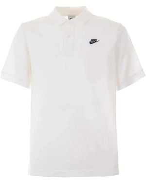 Nike Club Short-Sleeve Polo Shirt - White
