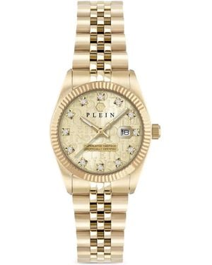 Philipp Plein Date Superlative 34Mm Watch - Metallic