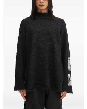 Undercover Graphic-Print Sweater - Black