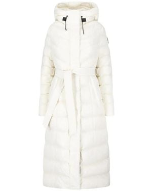 Mackage Calina Quilted Down Maxi Coat - White