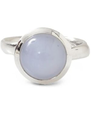 Tamara Comolli Chalcedony Large Bouton Ring - Metallic