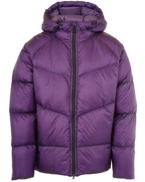 Pyrenex Hooded Padded Coat - Purple