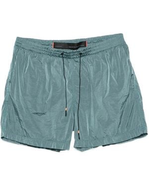 Roberto Ricci Designs Short À Effet Froissé - Bleu