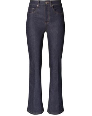 Tory Burch Vaqueros acampanados estilo capri - Azul