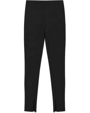 Almada Label Millie Side-Slit Leggings - Black