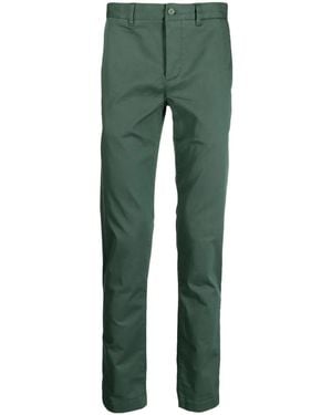 Lacoste Mid-Rise Slim-Cut Trousers - Green