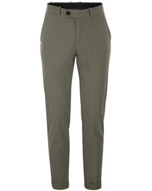 Rrd Pantalon À Ourlet Retroussé - Green
