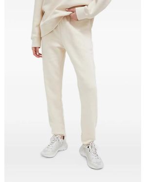 Casall Logo-Embroidered Elasticated Track Pants - Natural