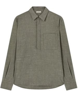 RETORI Long-Sleeve Pocket Polo Shirt - Green