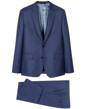 Paul Smith The Soho Textured Classic Suit - Blue