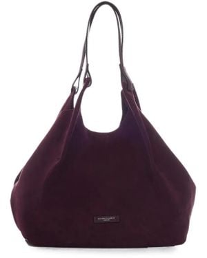 Gianni Chiarini Large Dua Shoulder Bag - Purple