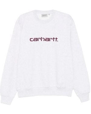 Carhartt Sweatshirt mit Logo - Weiß