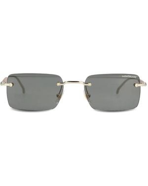 Montblanc Meisterstück Combi Square-Shaped Sunglasses - Grey