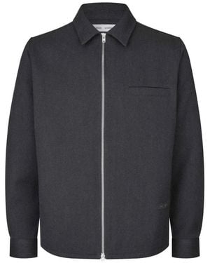 Samsøe & Samsøe Sadamon Gt Zip-Up Jacket - Grey