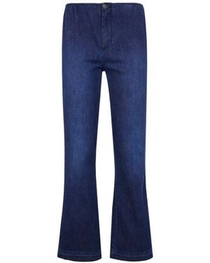 CIGALA'S Elasticated Denim Jeans - Blue