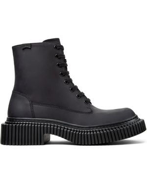 Camper 33Mm Berlin Lace-Up Chunky Boots - Black