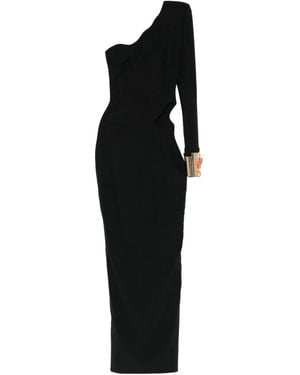 MITILIANE COUTURE Cut-Out One-Shoulder Dress - Black